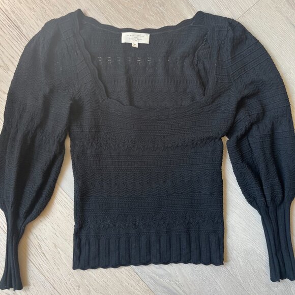 EUC Sezane Pull Ronnie Long Sleeve Top Size 34/XS - Picture 3 of 6
